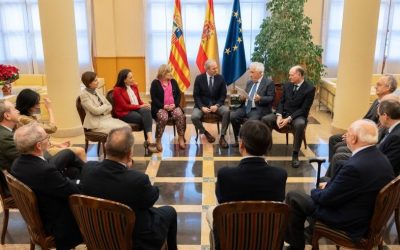 El presidente de Aragón recibe a los miembros de la Comisión Aragonesa de Derecho Civil 